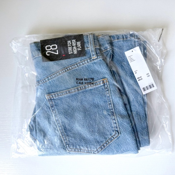 Urban Outfitters | BDG High Rise Waisted Comfort Stretch Flare Jean New 28 Waist - Picture 7 of 8
